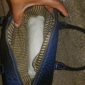 Gently used faux crocodile purse